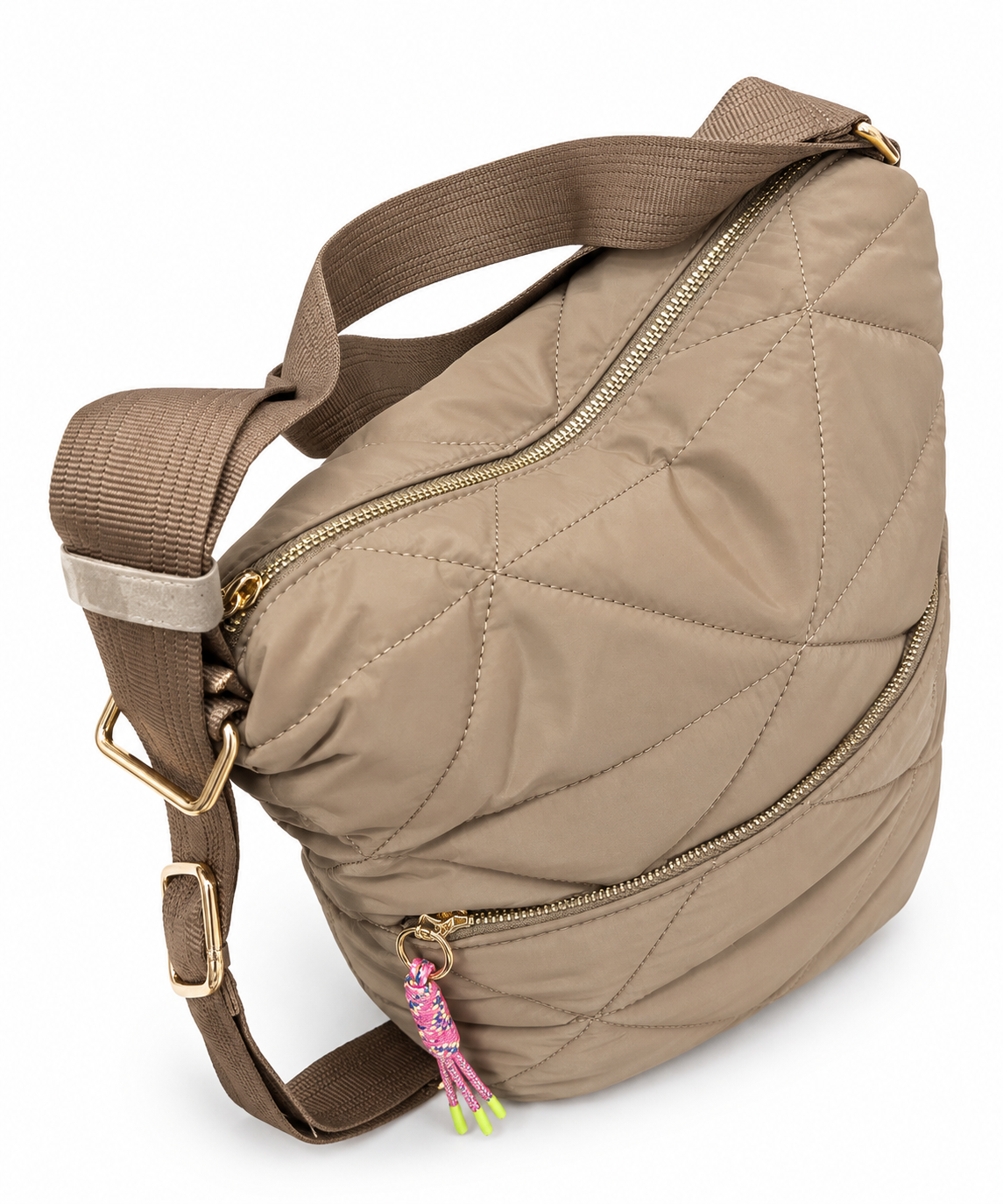 Bolso y mochila camel