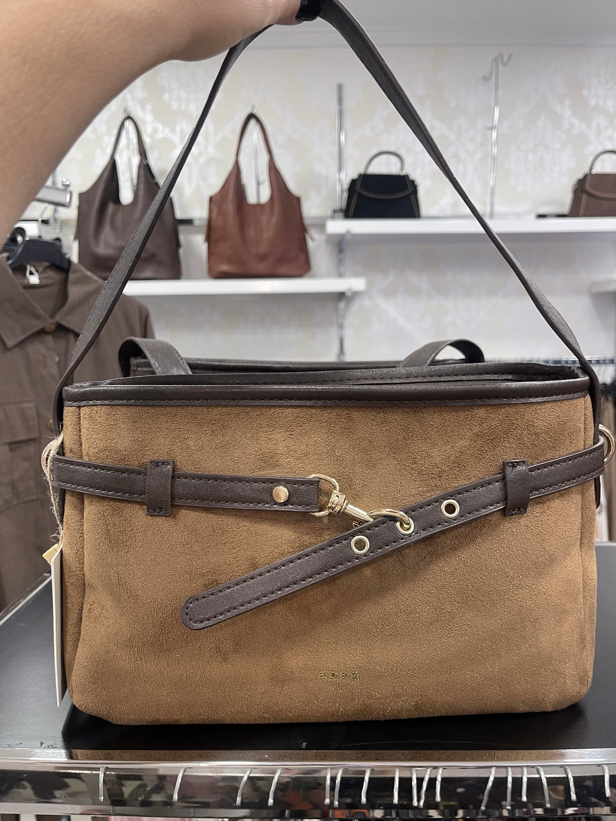 Bolso duo marrón