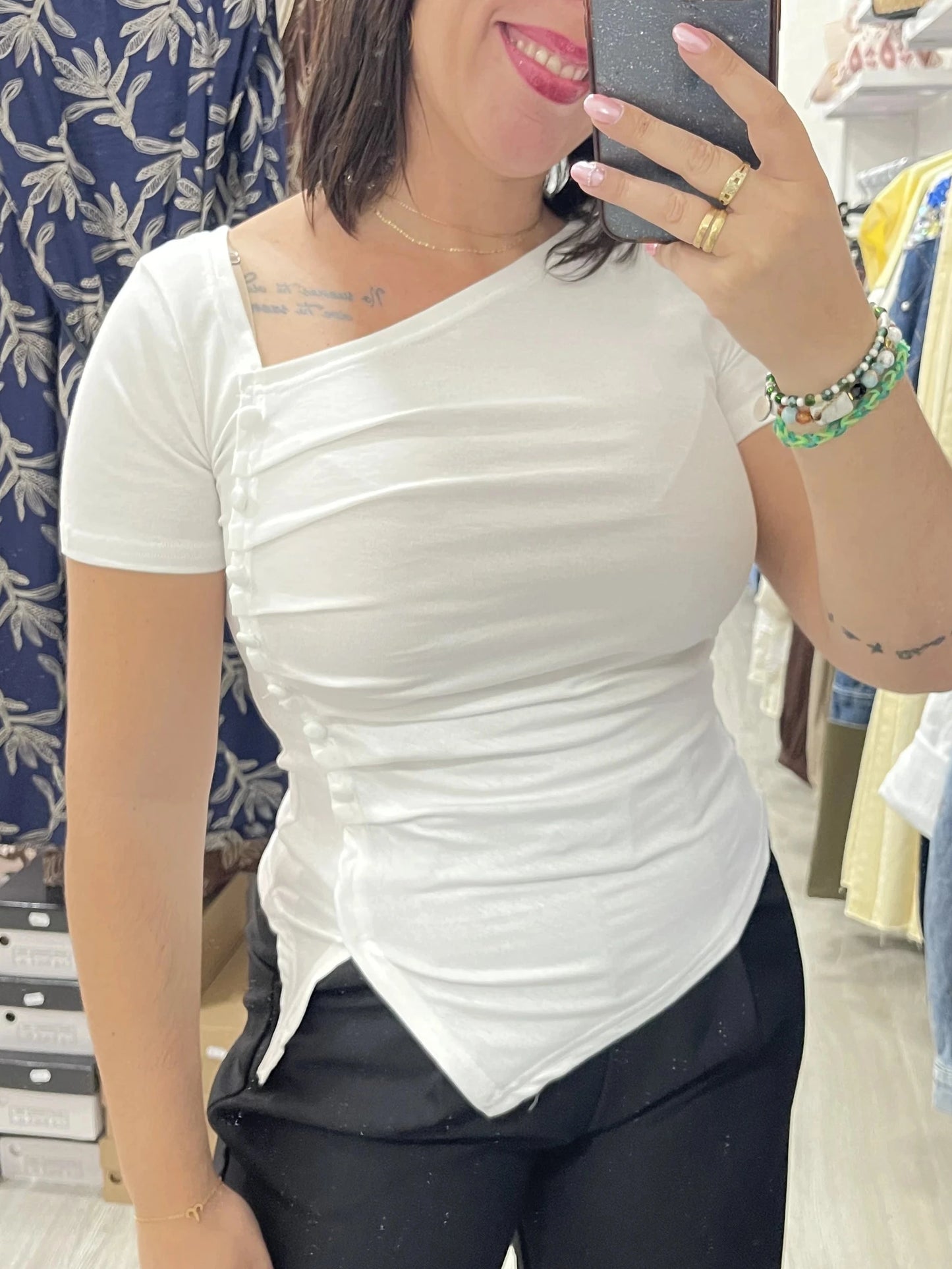 Camiseta Deni blanca