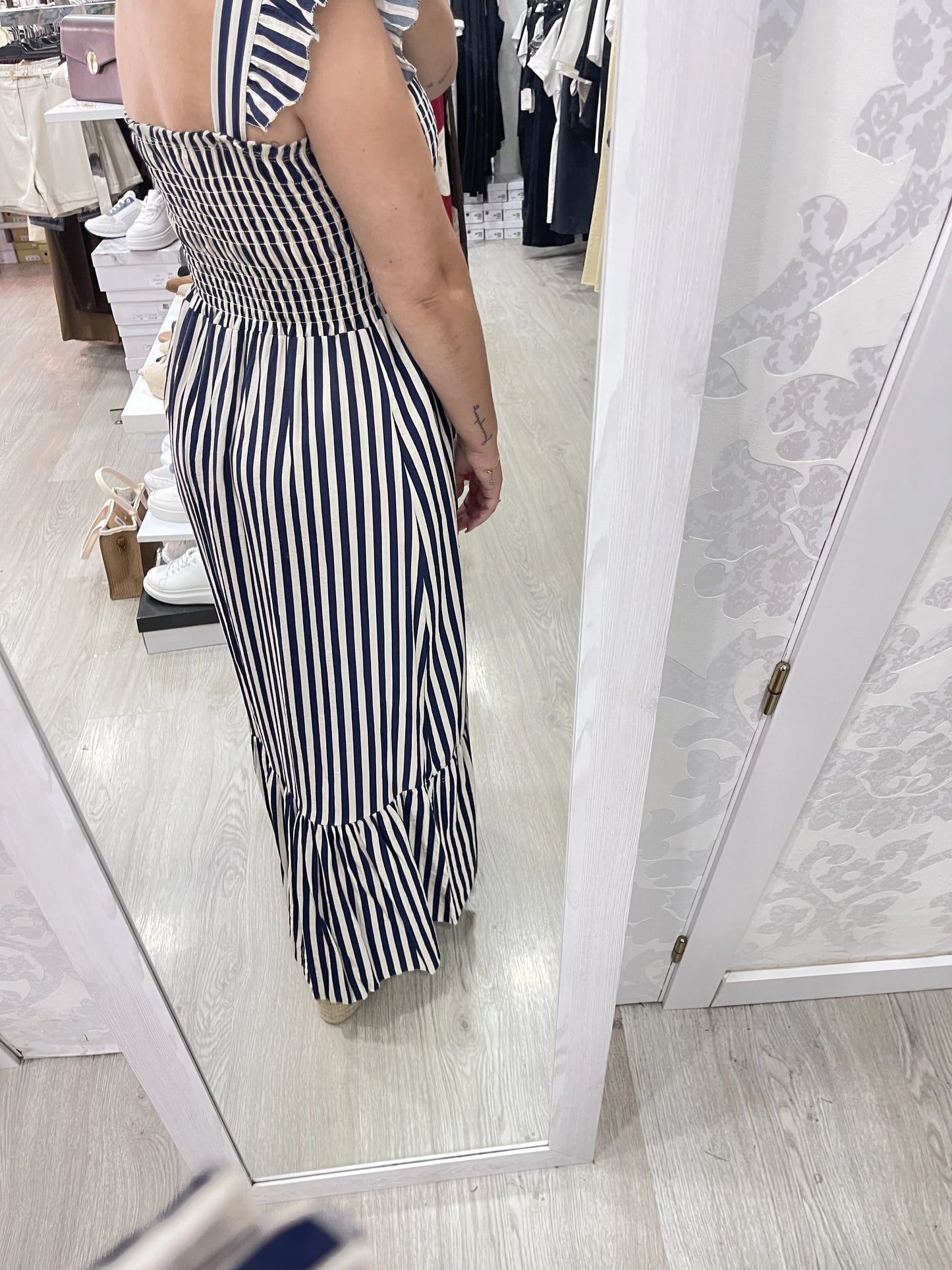 Vestido Greta azul marino