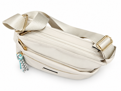 Bandolera beige