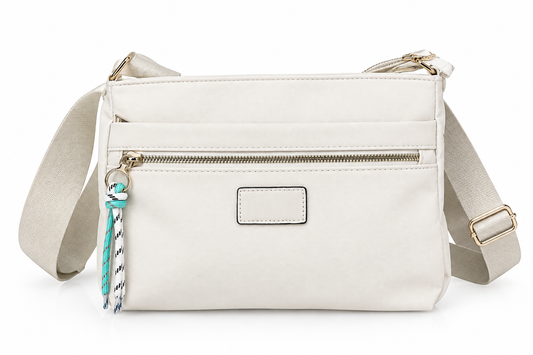 Bandolera beige