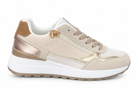 Zapatilla beige