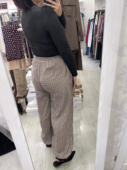 Pantalón Vichy oscuro