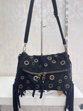 Bandolera círculos negra