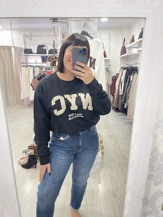 Sudadera NIC negra