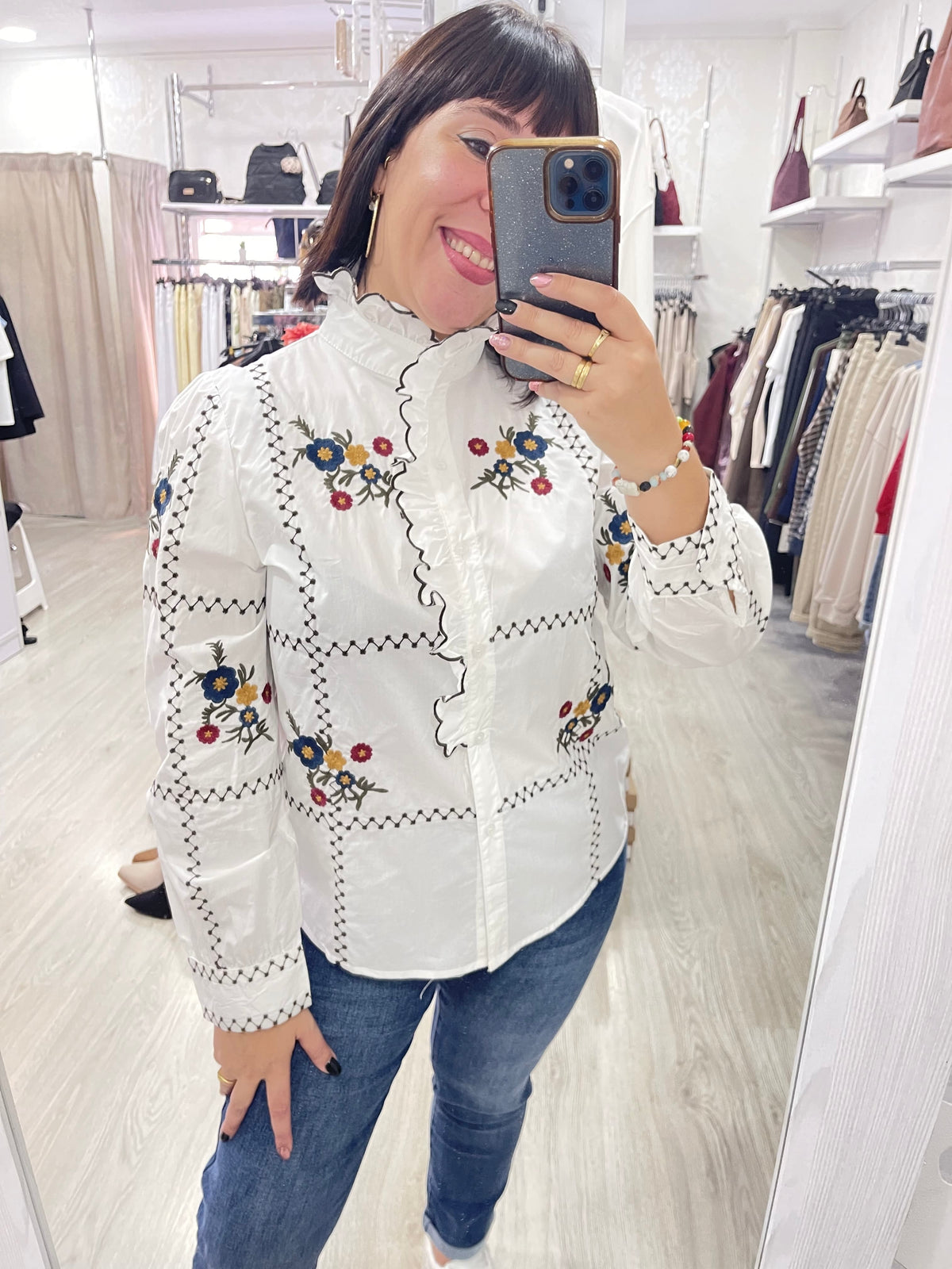 Camisa flor