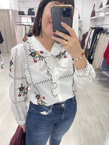 Camisa flor