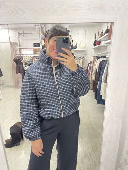 Chaqueta acolchada azul
