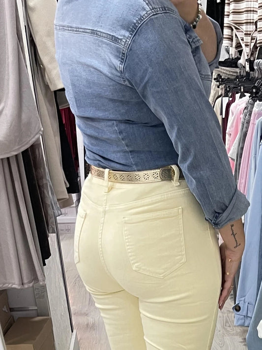 Camisa vaquera clara