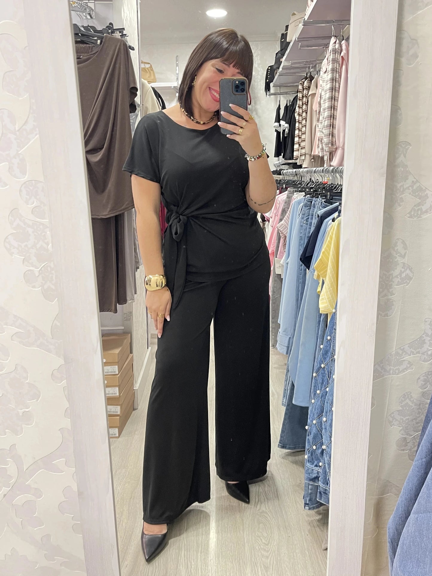 Conjunto lazo negro