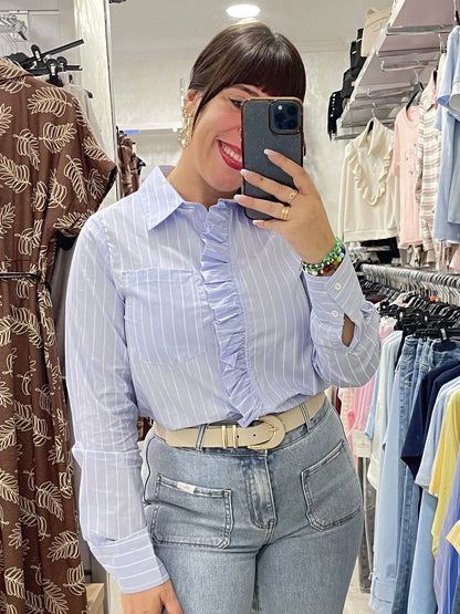 Camisa Silvia azul claro