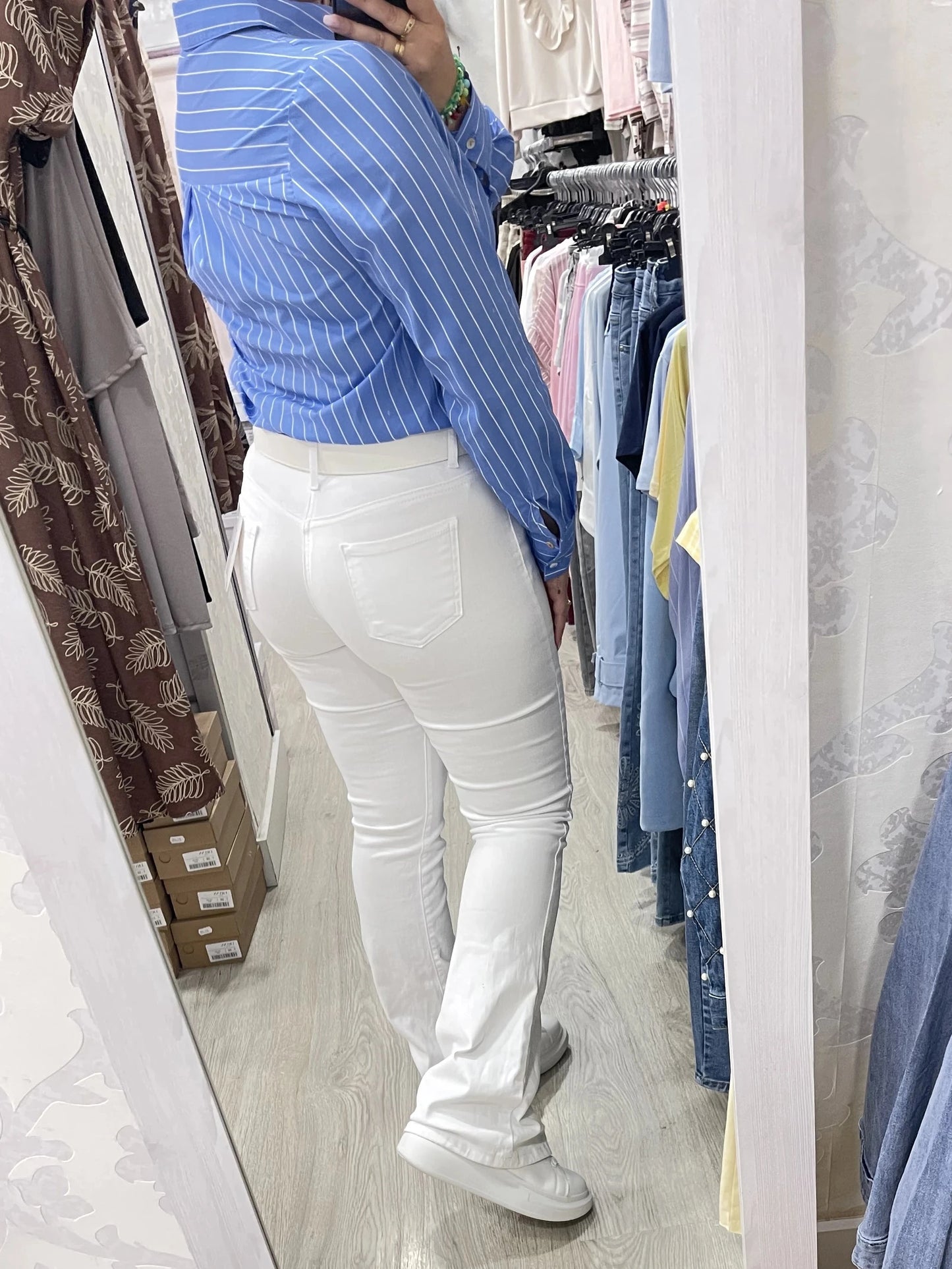 Camisa Silvia azulon