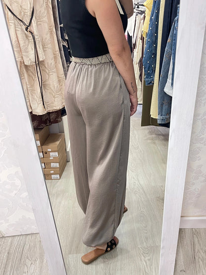 Pantalón bombacho taupe
