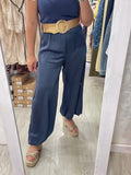 Pantalón bombacho azul