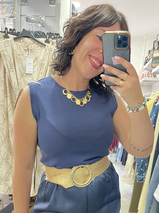 Camiseta Leyre azul