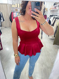 Blusa Celia granate