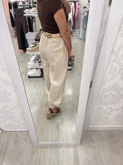 Pantalón bombacho Sesy beige