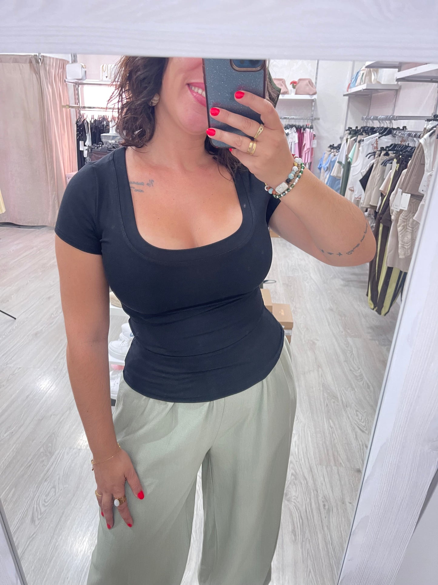 Camiseta Rocio Negra