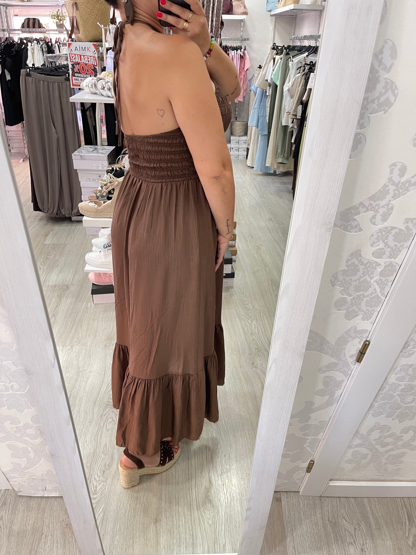 Vestido Sandri chocolate