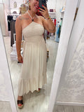 Vestido Sandri beige