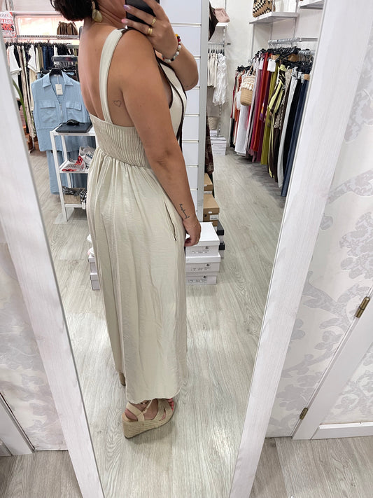 Vestido Grecia Beige